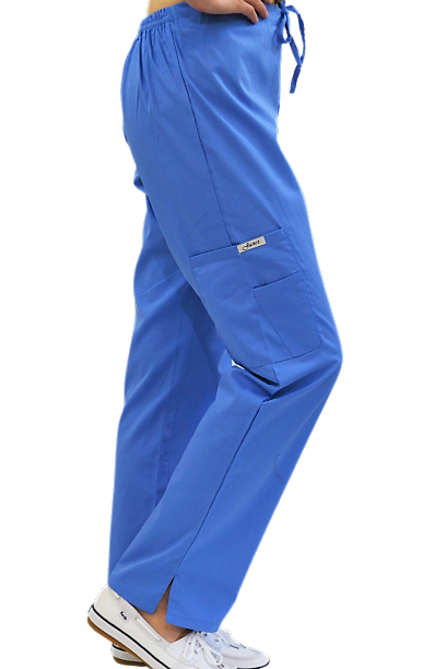 P102: Slim Fit Pants (Ceil Blue)